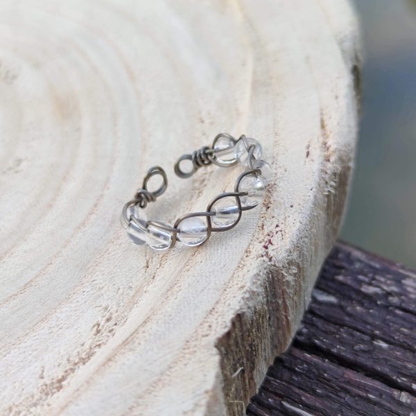 Hegyikristály ásványgyűrű