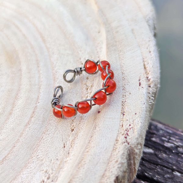 Karneol ásványgyűrű