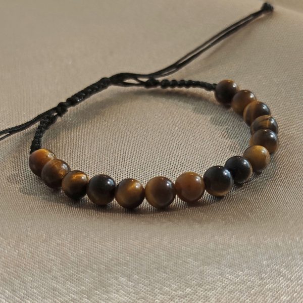 Tigrisszem zsinór karkötő